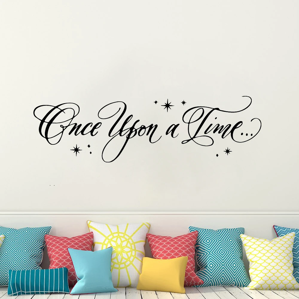 Creative Once Upon A Time Wall Stickers Removable Vinyl Watercolo Livingroom Mural Children Room Decoration Decals Poster HJ0454
Creative Once Upon A Time Wall Stickers Removable Vinyl Watercolo Livingroom Mural Children Room Decoration Decals Poster HJ0454