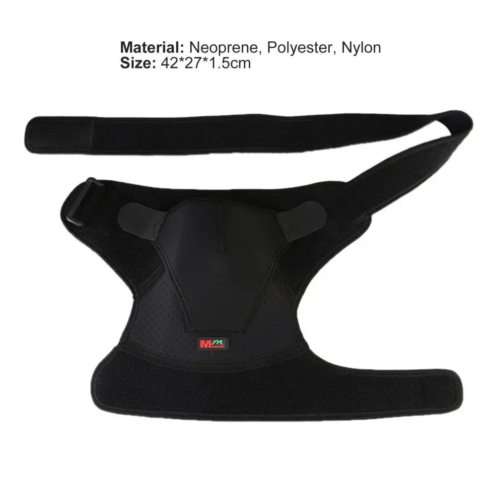 1Pc Mumian G02 Shoulder Brace Four-point Adjustable Breathable Black Left/Right Seamless Perforated Shoulder Support for Sports
1Pc Mumian G02 Shoulder Brace Four-point Adjustable Breathable Black Left/Right Seamless Perforated Shoulder Support for Sports