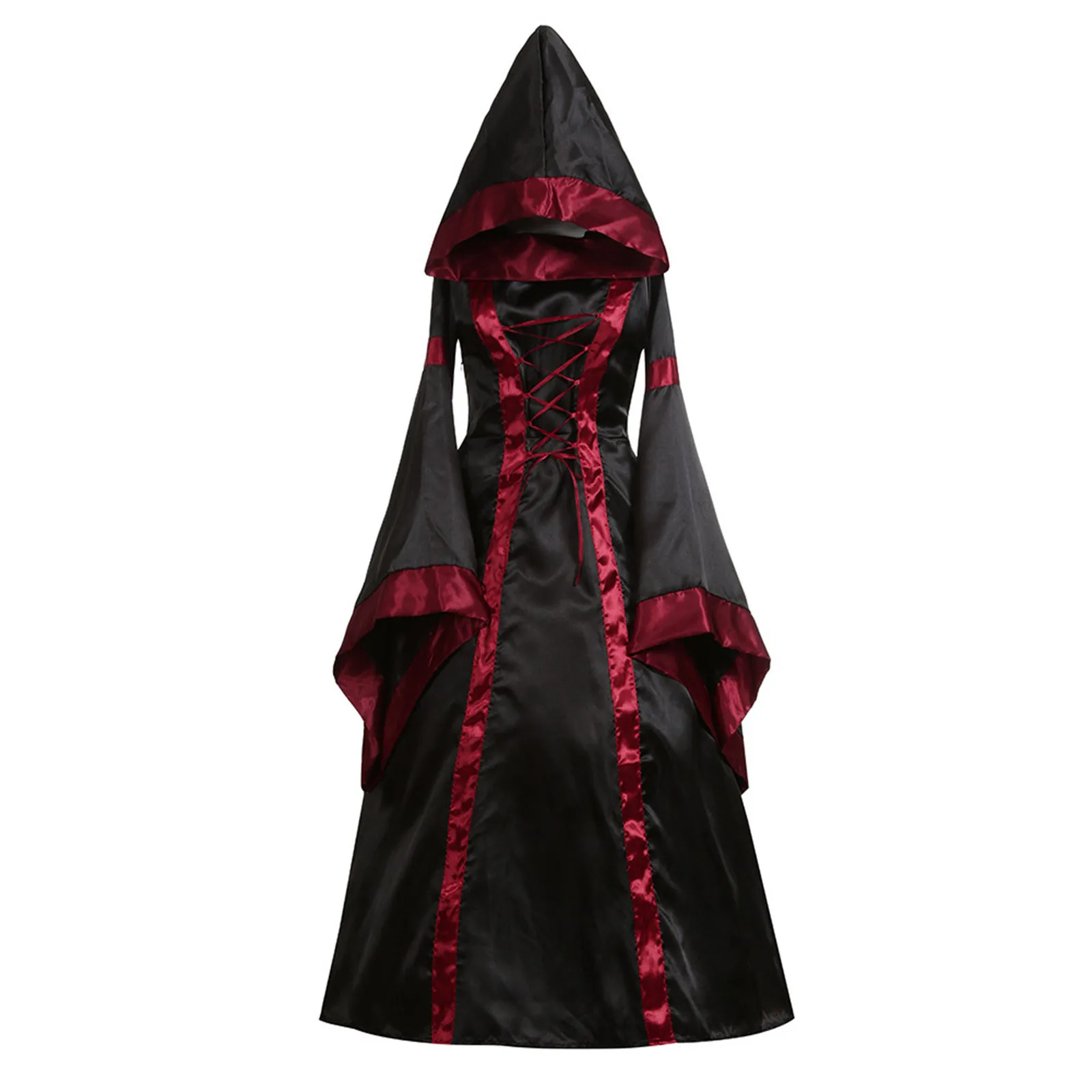 Женское платье с капюшоном, длинное платье с квадратным вырезом, в готическом стиле
Женское платье с капюшоном, длинное платье с квадратным вырезом, в готическом стиле