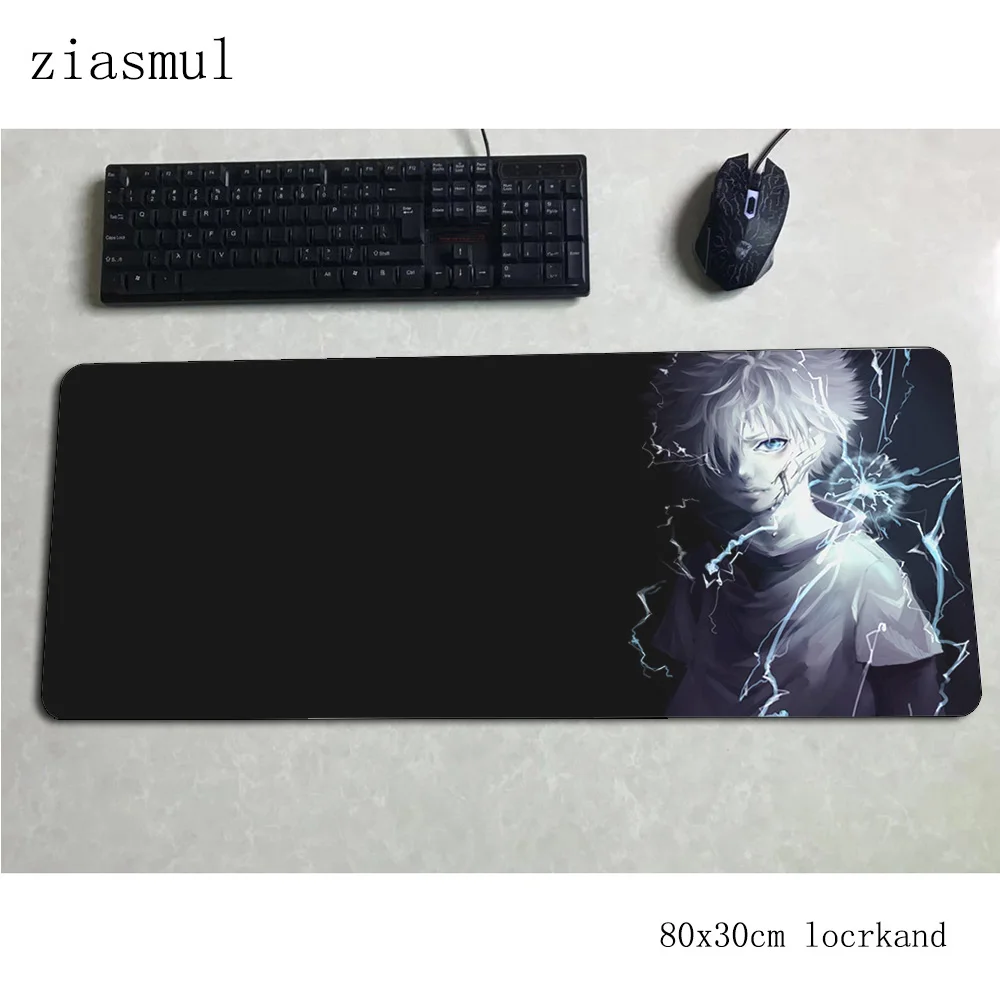 Коврик для мыши hunterxhunter 80x30 см модный компьютерной игровые аксессуары