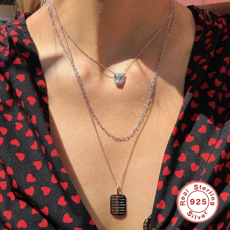 Canner Necklace S925 Sterling Silver Gold Color Leopard Zircon Pendant Necklaces Chain Women Jewelry Rock Crystal Fine Jewelry 
Canner Necklace S925 Sterling Silver Gold Color Leopard Zircon Pendant Necklaces Chain Women Jewelry Rock Crystal Fine Jewelry