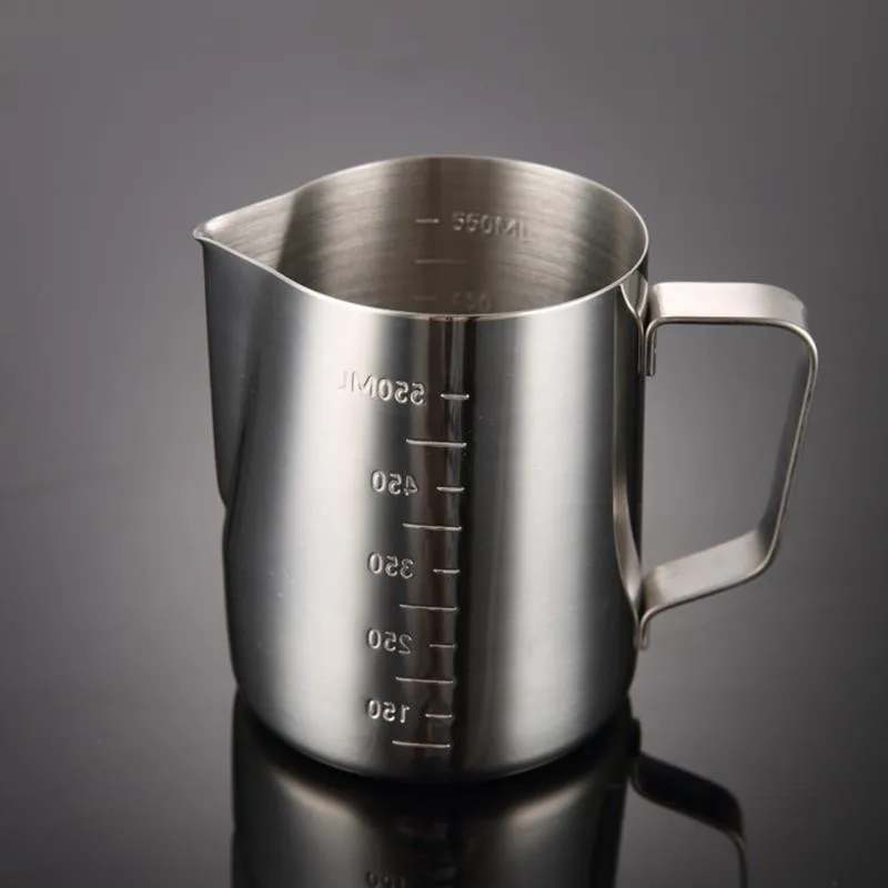 Creative Large Capacity Stainless Steel Measuring Cup with Scale Office Espresso Coffee Cup Latte Milk Jug Kitchen Baking Tools
Creative Large Capacity Stainless Steel Measuring Cup with Scale Office Espresso Coffee Cup Latte Milk Jug Kitchen Baking Tools