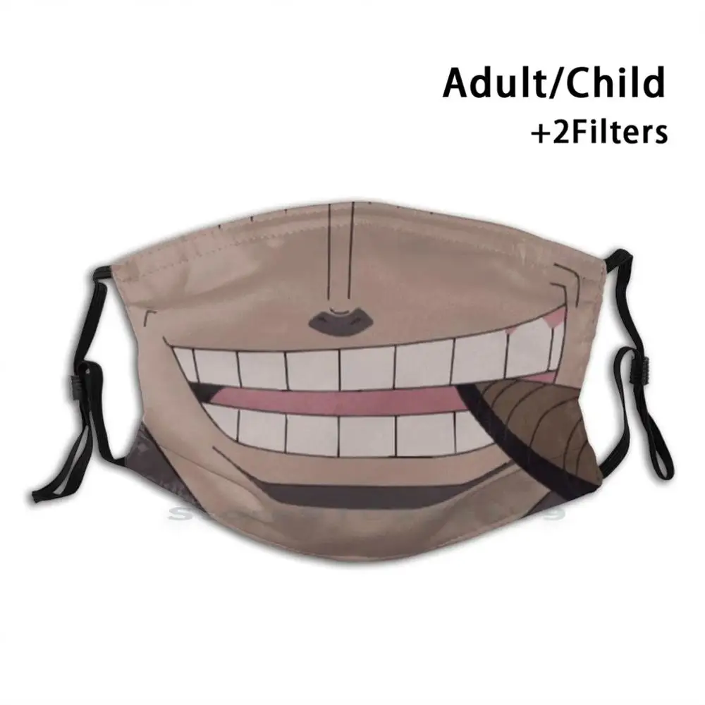 Crocodile Mouth Print Reusable Pm2.5 Filter DIY Mouth Mask Kids Japan Manga Crocodile Mouth Face Cigar Anime 
Crocodile Mouth Print Reusable Pm2.5 Filter DIY Mouth Mask Kids Japan Manga Crocodile Mouth Face Cigar Anime