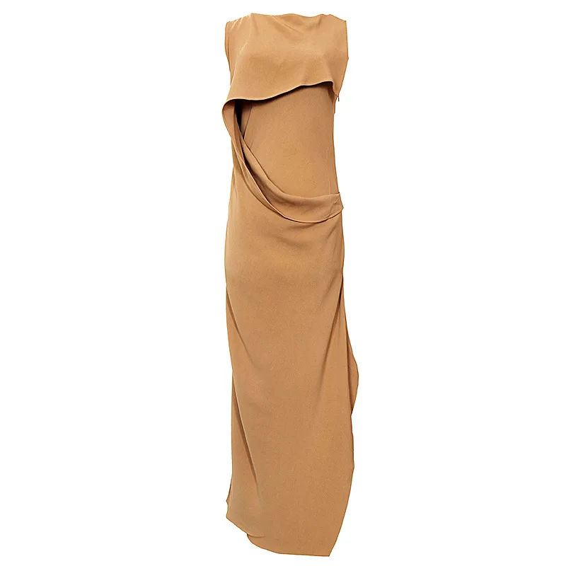 SuperAen Women's Sleeveless Long Dress Niche Symmetrical Design Office Lady Long Party Dresses Women Evening 2021
SuperAen Women's Sleeveless Long Dress Niche Symmetrical Design Office Lady Long Party Dresses Women Evening 2021