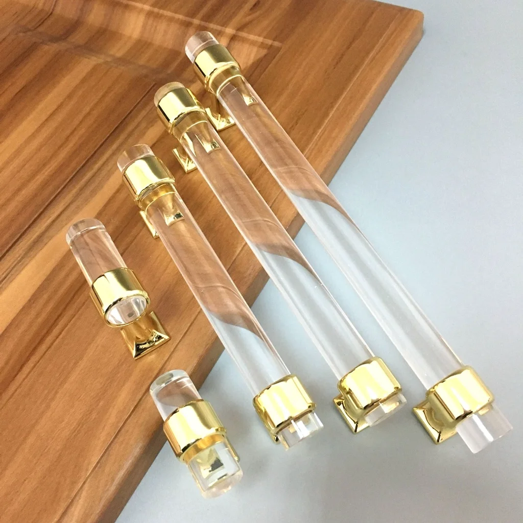 Modern Acrylic Door Pull Knob Drawer Cabinet Cupboard Kitchen Handle Drawer Knobs Hardware Gold Wardrobe Handles Furniture 
Modern Acrylic Door Pull Knob Drawer Cabinet Cupboard Kitchen Handle Drawer Knobs Hardware Gold Wardrobe Handles Furniture