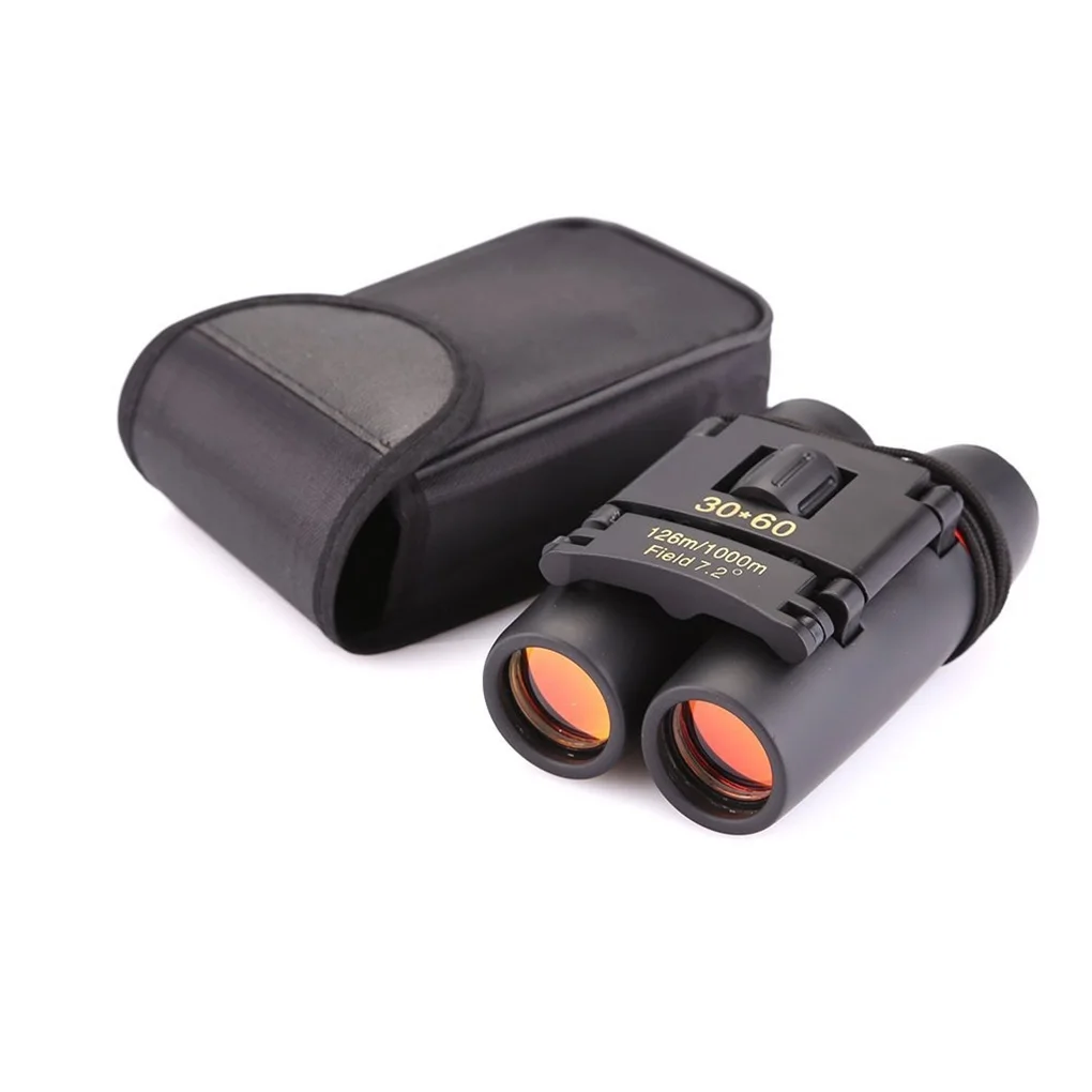 30x60 Folding Compact Zoom Binoculars Low Light Night Outdoor Telescope High Definition 1000M Long Range Binoculars
30x60 Folding Compact Zoom Binoculars Low Light Night Outdoor Telescope High Definition 1000M Long Range Binoculars