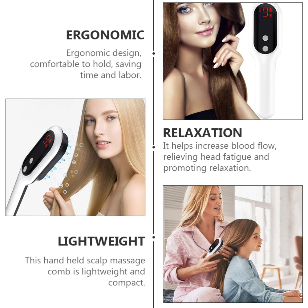 1 Set Electric Comb Versatile Hair Scalp Massager Hair Comb
1 Set Electric Comb Versatile Hair Scalp Massager Hair Comb