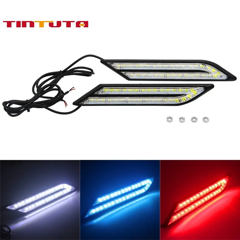 TINTUTA 2PCS Universal Car Daytime Running Light 33 LED Driving Lamp Universal Car Auto Fog Light Source 12V 100% Waterproof W
TINTUTA 2PCS Universal Car Daytime Running Light 33 LED Driving Lamp Universal Car Auto Fog Light Source 12V 100% Waterproof W