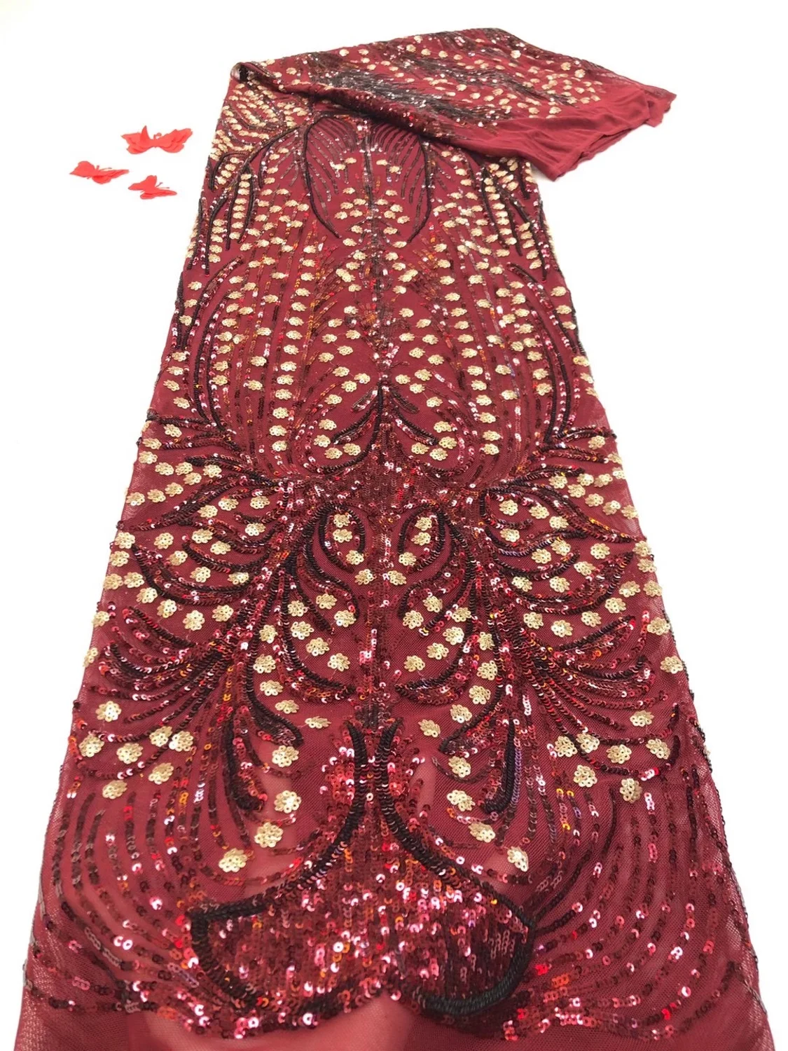 latest african laces 2020 african lace fabric high quality french lace fabric with sequin 5yards net african fabric