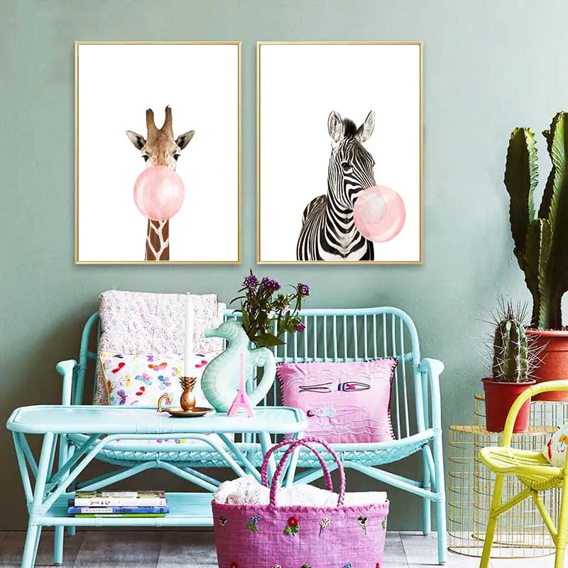 Giraffe Zebra Animal Posters and Prints Canvas Art Painting Wall Art Nursery Decorative Picture Nordic Style Kids Decoration
Giraffe Zebra Animal Posters and Prints Canvas Art Painting Wall Art Nursery Decorative Picture Nordic Style Kids Decoration