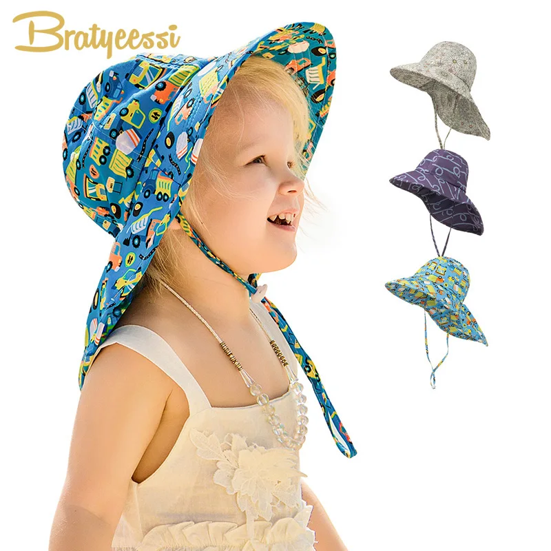 New Summer Baby Hat Cartoon Travel Beach Baby Sun Hat Wind Rope Kids Hats Caps Sun Protection Baby Cap for Girls Boys
New Summer Baby Hat Cartoon Travel Beach Baby Sun Hat Wind Rope Kids Hats Caps Sun Protection Baby Cap for Girls Boys