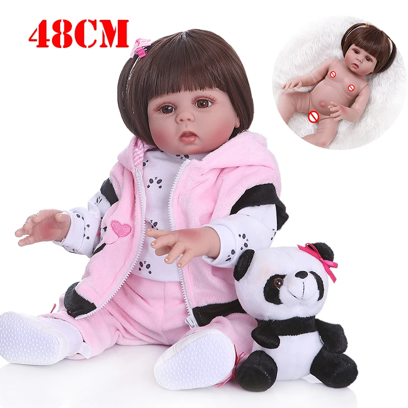 NPK 48Cm Full Body Silicone bebe reborn Straight Hair Realistic Reborn Toddler Doll Baby Bath Toy For Children gift
NPK 48Cm Full Body Silicone bebe reborn Straight Hair Realistic Reborn Toddler Doll Baby Bath Toy For Children gift