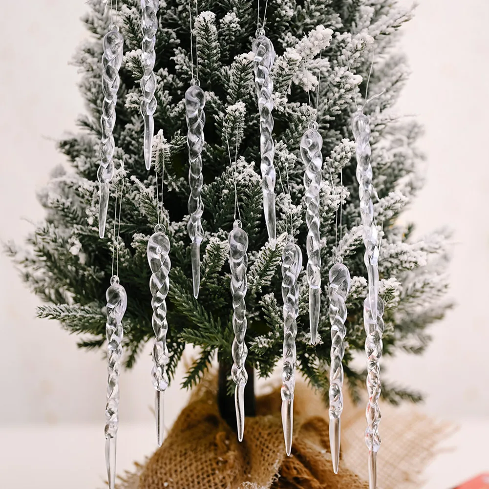 12PCS DIY Christmas Tree Decoration Pendants Durable Artificial Icicle Christmas Tree Ornament Props For Home Pretty Well
12PCS DIY Christmas Tree Decoration Pendants Durable Artificial Icicle Christmas Tree Ornament Props For Home Pretty Well