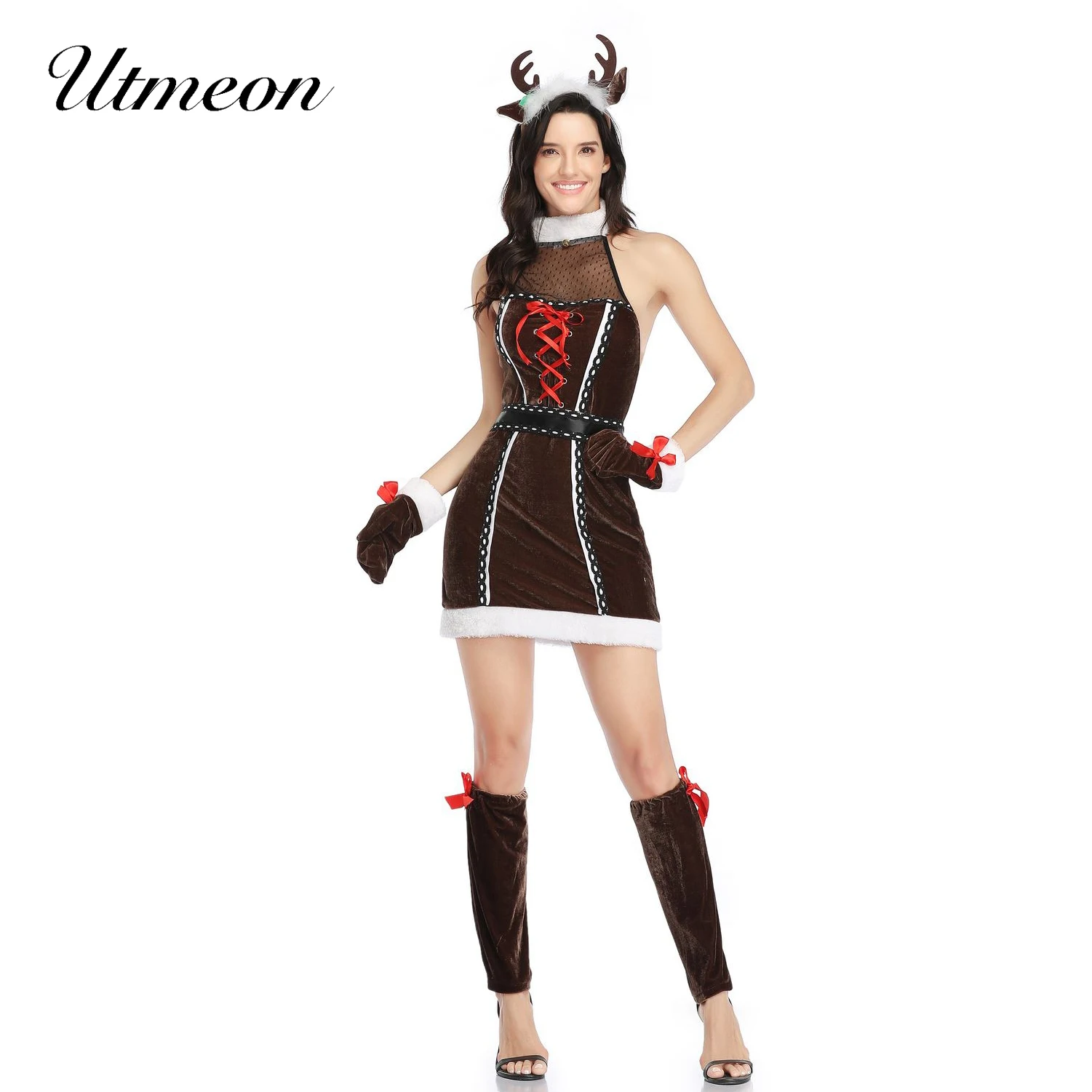 Adult Women's Slim Velvet Sexy Christmas Costumes Santa Claus Costume Xmas Sexy Santa Dress Cosplay
Adult Women's Slim Velvet Sexy Christmas Costumes Santa Claus Costume Xmas Sexy Santa Dress Cosplay