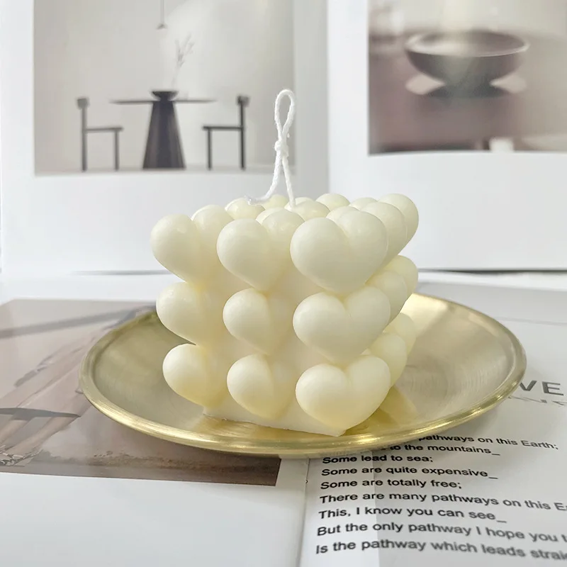 Creative Love Cube Candle Silicone Mold for Handmade Desktop Decoration Gypsum Epoxy Resin Aromatherapy Candle Silicone Mould
Creative Love Cube Candle Silicone Mold for Handmade Desktop Decoration Gypsum Epoxy Resin Aromatherapy Candle Silicone Mould