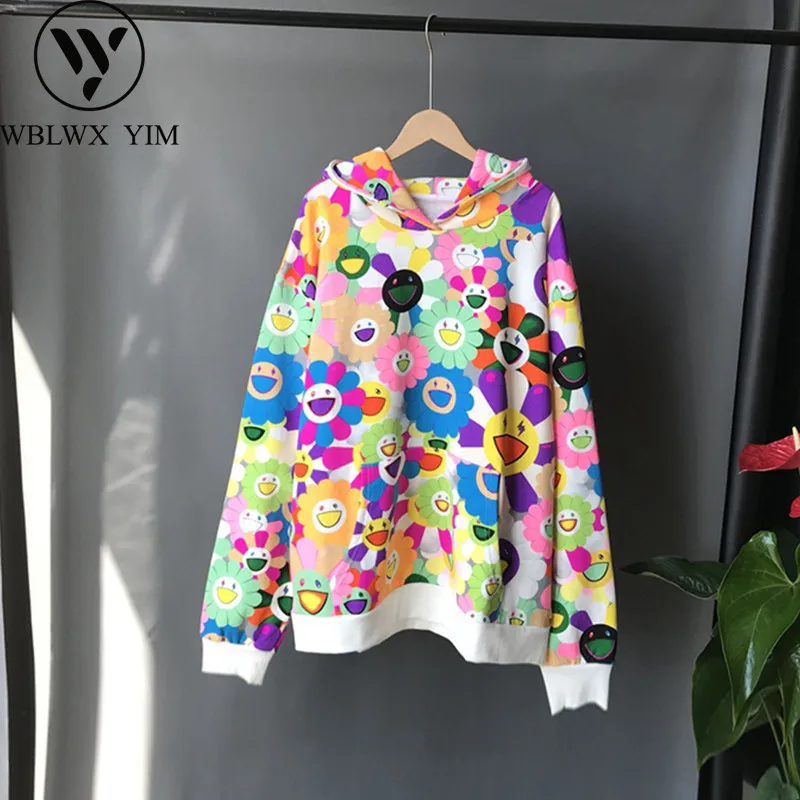 Streetwear Sweatshirt Women Fashion sunflower Print Hoodies Pocket Long sleeve Pullover Female Autumn Loose Hooded Sweatshirts
Streetwear Sweatshirt Women Fashion sunflower Print Hoodies Pocket Long sleeve Pullover Female Autumn Loose Hooded Sweatshirts