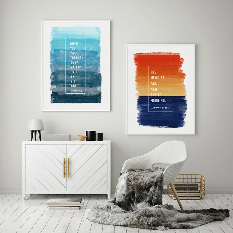 Bible Verse Wall Art Canvas Poster Wall Art Painting Watercolor Quote Christian Picture for Living Room God Religious Home Decor
Bible Verse Wall Art Canvas Poster Wall Art Painting Watercolor Quote Christian Picture for Living Room God Religious Home Decor