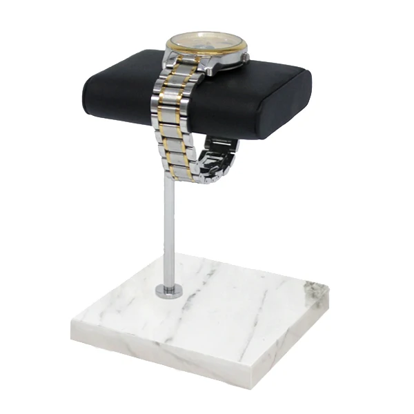 White Marble Watch Bracelet Display Stand Black PU Leather Jewelry Stand Watch Stand Silver Color Rod Placement Stand
White Marble Watch Bracelet Display Stand Black PU Leather Jewelry Stand Watch Stand Silver Color Rod Placement Stand