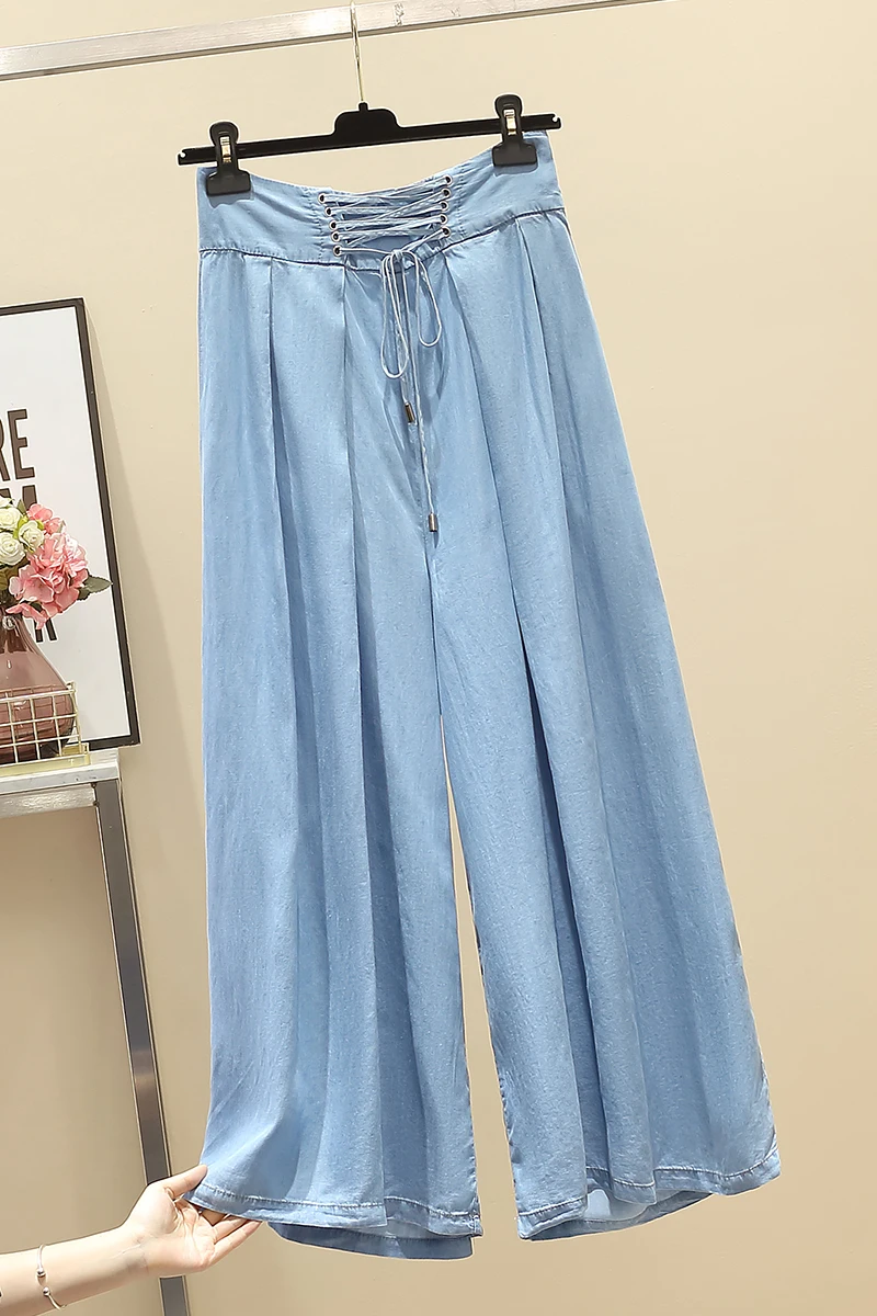 Casual Jeans For Women Wide Leg Pants Pantalon Taille Haute Femme Women's Trousers Capris Pantalon Femme Loose Pants
Casual Jeans For Women Wide Leg Pants Pantalon Taille Haute Femme Women's Trousers Capris Pantalon Femme Loose Pants