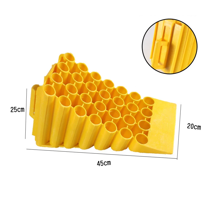 1PCS Car Wheel Chocks Non Slip Base for Most Tyre Sizes Ideal Chocks For RV MPV Trailer Trunk Vehicle Outdoor Parking Chocks
1PCS Car Wheel Chocks Non Slip Base for Most Tyre Sizes Ideal Chocks For RV MPV Trailer Trunk Vehicle Outdoor Parking Chocks