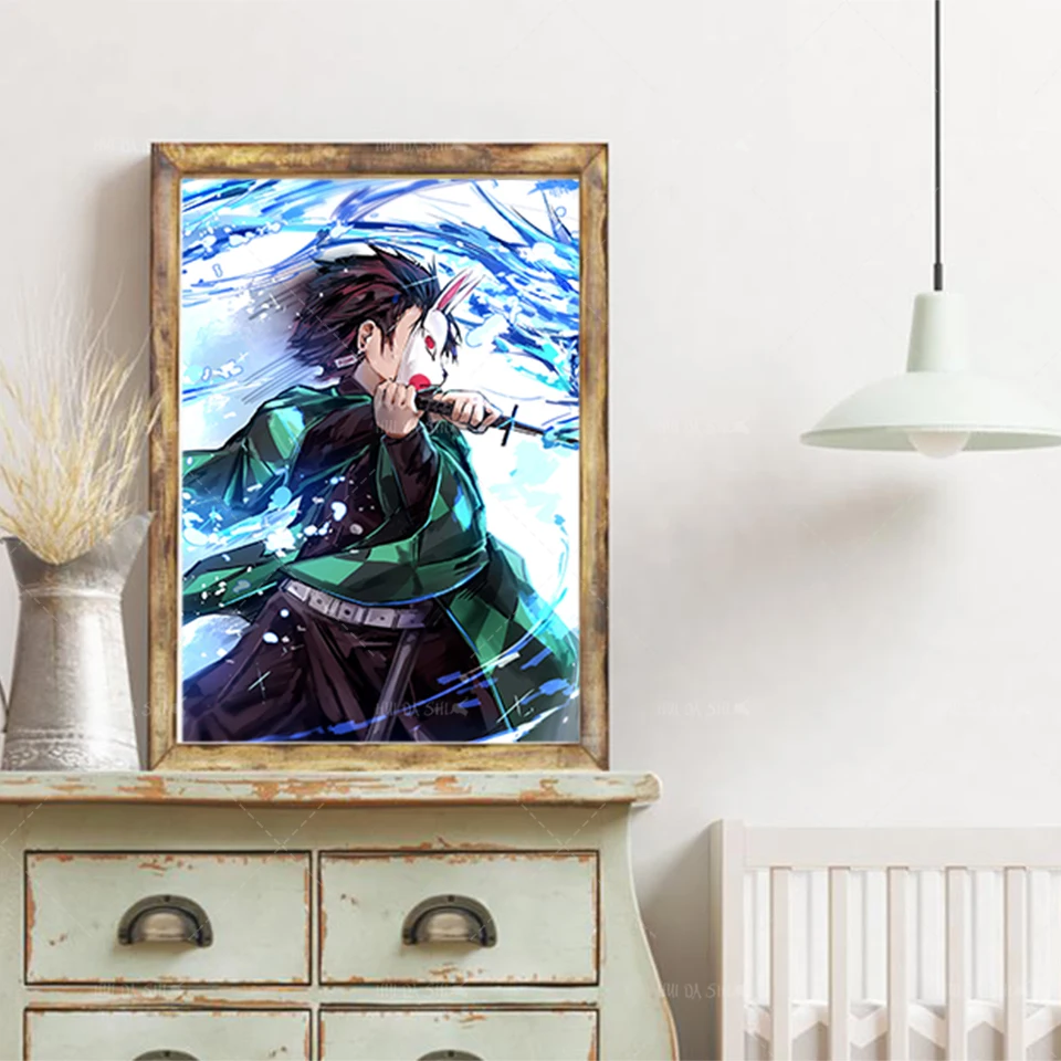 Japanese Anime Demon Slayer: Canvas Painting Frame Poster And Printmaking Mural Art Children Mural Living Room Home Decoration
Japanese Anime Demon Slayer: Canvas Painting Frame Poster And Printmaking Mural Art Children Mural Living Room Home Decoration