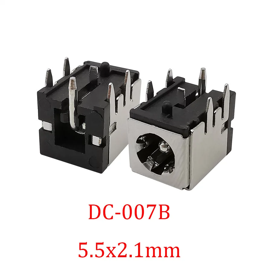 1/2/5Pcs DC-007B DC Power Charging Socket Connector DC007B 5.5x2.1mm DC Female Jack Copper Bracket Laptop Power Socket Adapter
1/2/5Pcs DC-007B DC Power Charging Socket Connector DC007B 5.5x2.1mm DC Female Jack Copper Bracket Laptop Power Socket Adapter