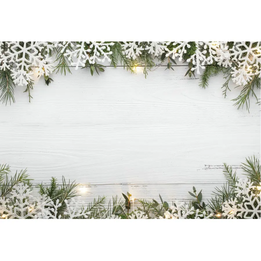 New Year Xmas Backdrop Baby Shower Newborn Wedding Party Decor Snowflakes Pine Branches Background Photography Photo Booth Props
New Year Xmas Backdrop Baby Shower Newborn Wedding Party Decor Snowflakes Pine Branches Background Photography Photo Booth Props