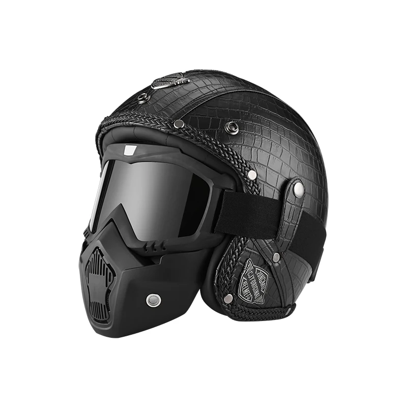 High Quality Retro Open Face Motorcycle Helmet 3/4 Cafe Racer Helmet Modular Cascos Para Moto Vintage Man Women Moto Helmet
High Quality Retro Open Face Motorcycle Helmet 3/4 Cafe Racer Helmet Modular Cascos Para Moto Vintage Man Women Moto Helmet