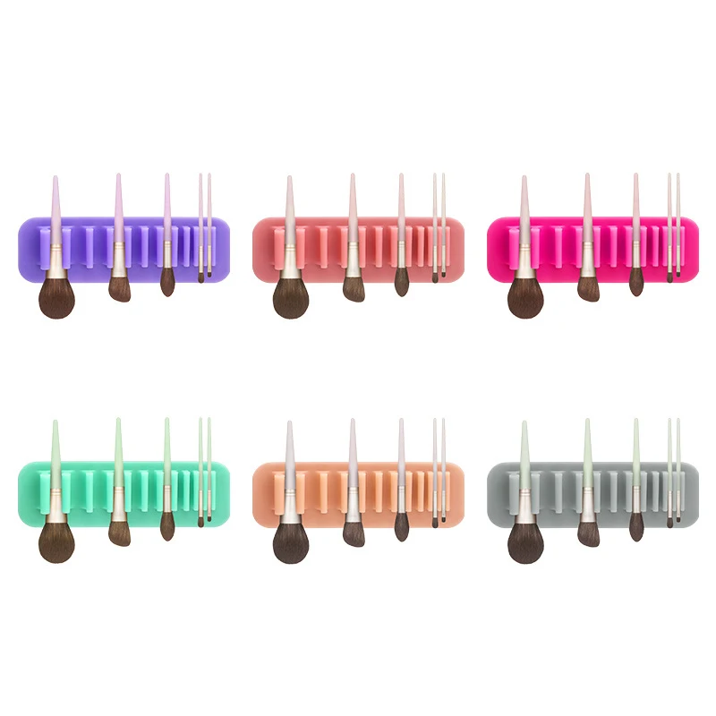 Силиконовый держатель для кистей для макияжа, настенный, мягкий, прочный, многоразовый, удобный, удобный, для ванной комнаты, спальни
Силиконовый держатель для кистей для макияжа, настенный, мягкий, прочный, многоразовый, удобный, удобный, для ванной комнаты, спальни