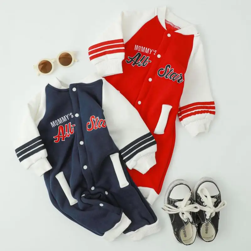 Autumn Winter Keep Warm Newborn Clothes Boys Casual Jumpsuit Infant Girls Letter Embroidered Jumpsuit Romper 2021 New
Autumn Winter Keep Warm Newborn Clothes Boys Casual Jumpsuit Infant Girls Letter Embroidered Jumpsuit Romper 2021 New