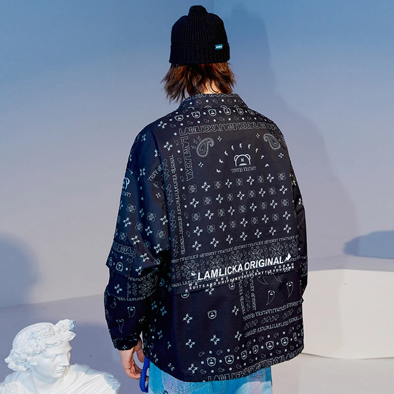 ELKMU Oversize Jacket Windbreaker Harajuku Graffiti Bandana Coats Men Women Streetwear Fashion Jackets Loose Outwear Male HE417
ELKMU Oversize Jacket Windbreaker Harajuku Graffiti Bandana Coats Men Women Streetwear Fashion Jackets Loose Outwear Male HE417