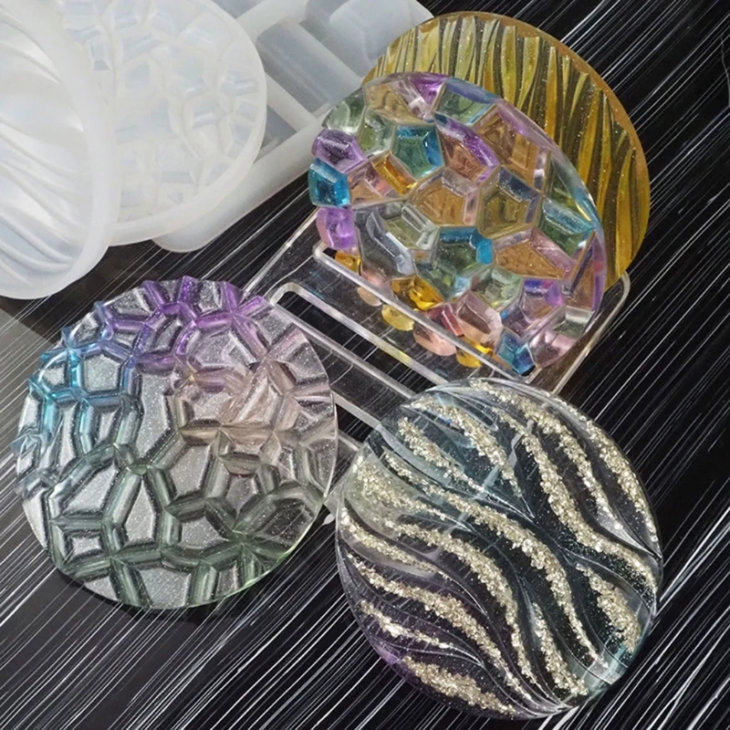 1 Set Coaster+Base Stand Epoxy Resin Mold Cup Mat+Storage Rack Silicone Mould DIY Crafts Ornaments Making Tool
1 Set Coaster+Base Stand Epoxy Resin Mold Cup Mat+Storage Rack Silicone Mould DIY Crafts Ornaments Making Tool