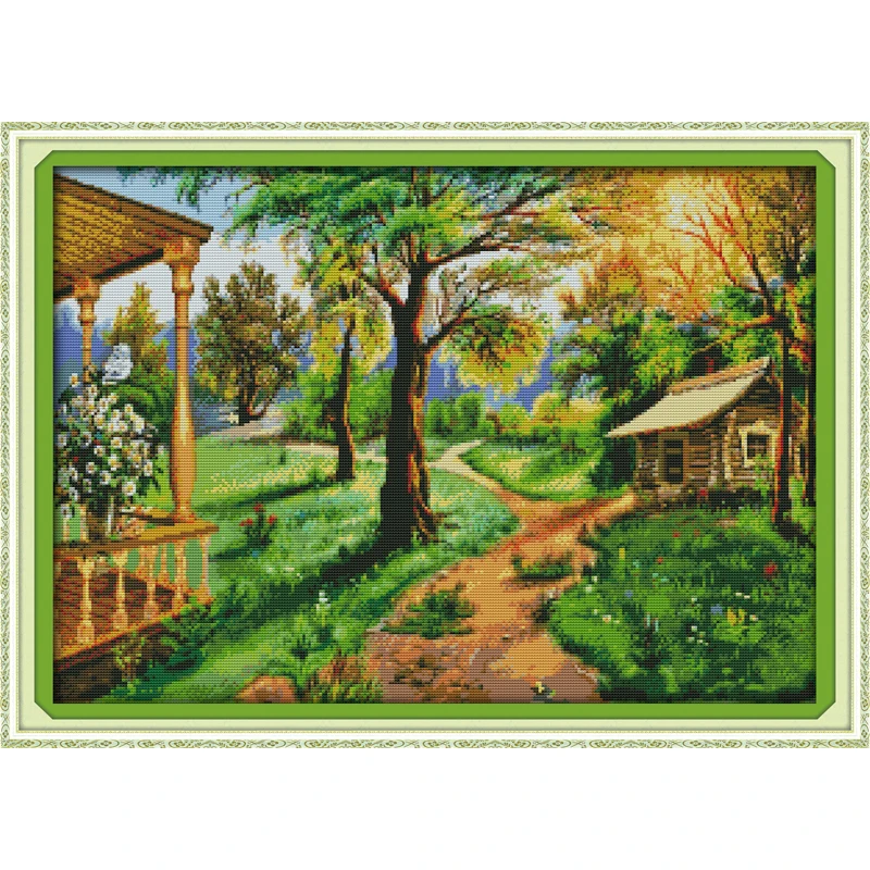 Everlasting Love Rural Scenery Chinese Cross Stitch Kits Ecological Cotton Stamped 11CT 14CT Christmas New Store Sales Promotion
Everlasting Love Rural Scenery Chinese Cross Stitch Kits Ecological Cotton Stamped 11CT 14CT Christmas New Store Sales Promotion