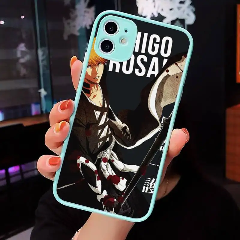 Bleach Anime Kurosaki Ichigo Phone Case Matte Transparent for iPhone 7 8 11 12 s mini pro X XS XR MAX Plus cover funda
Bleach Anime Kurosaki Ichigo Phone Case Matte Transparent for iPhone 7 8 11 12 s mini pro X XS XR MAX Plus cover funda