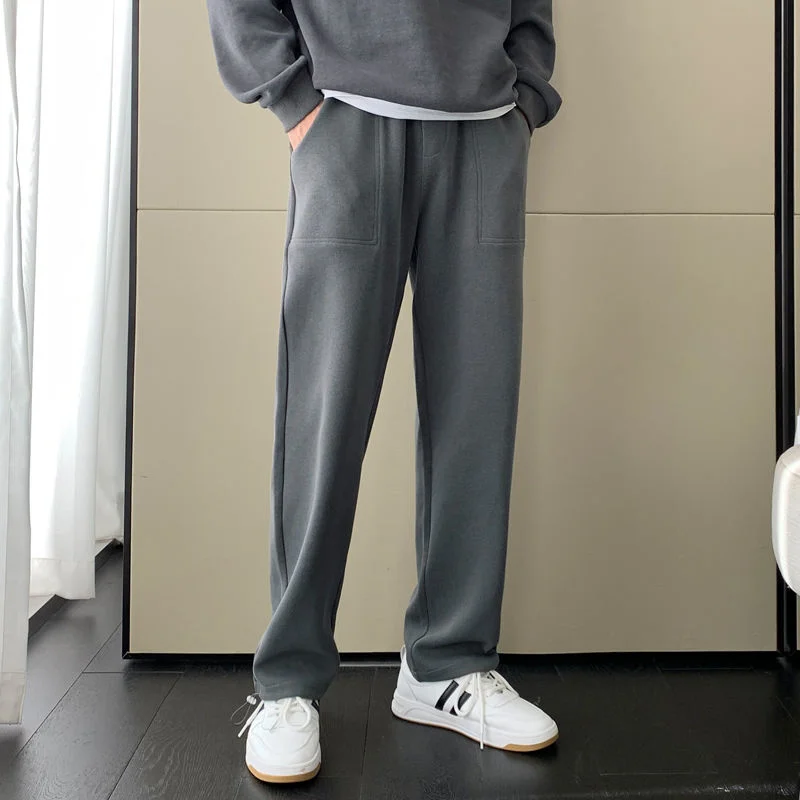 Men Trousers Solid Color Pure Cotton Straight Guard Pants Loose Comfortable Autumn And Winter Sports 2021 The New Listing
Men Trousers Solid Color Pure Cotton Straight Guard Pants Loose Comfortable Autumn And Winter Sports 2021 The New Listing
