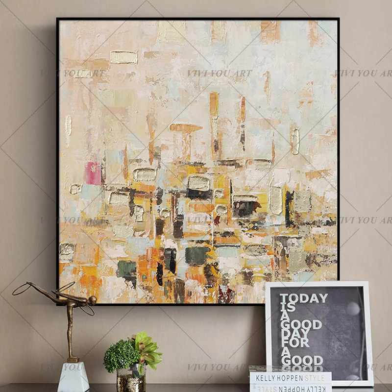 Beautiful Top Art 100% Hand-painted Contemporary Abstract Oil Painting Large Painting Big Textured Knife Abstract Oil Painting
Beautiful Top Art 100% Hand-painted Contemporary Abstract Oil Painting Large Painting Big Textured Knife Abstract Oil Painting