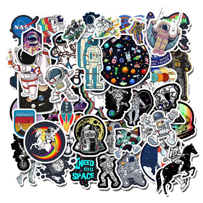 50PCS Galaxy Space Planetary Astronaut Stickers For Suitcase Guitar Computer Skateboard Motorcycle PVC Waterproof Laptop Sticker
50PCS Galaxy Space Planetary Astronaut Stickers For Suitcase Guitar Computer Skateboard Motorcycle PVC Waterproof Laptop Sticker