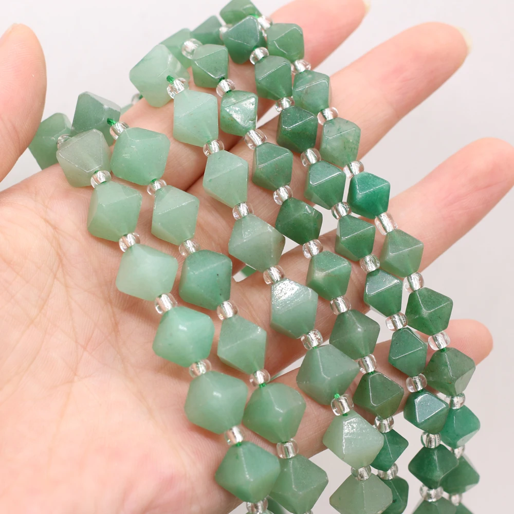 Pure Natural Semi-precious Stones Irregular Diamond Green Aventurine Ladies Beaded DIY Necklace Bracelet Gift Making Wholesale
Pure Natural Semi-precious Stones Irregular Diamond Green Aventurine Ladies Beaded DIY Necklace Bracelet Gift Making Wholesale