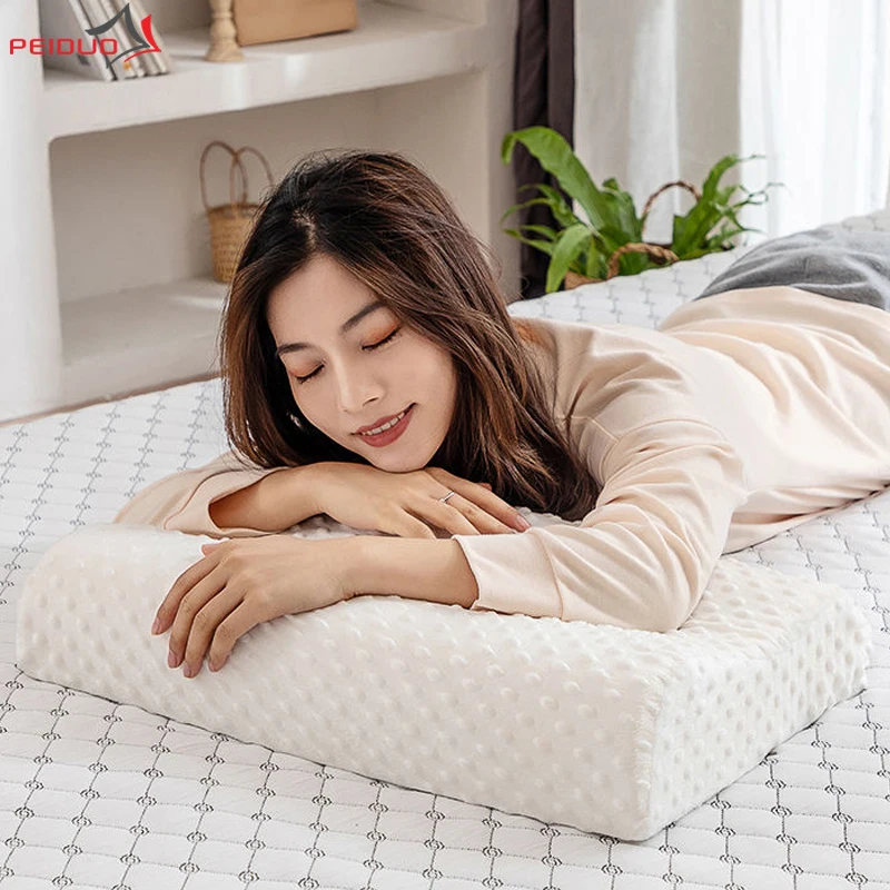 PEIDUO Slow Rebound Memory Pillow Memory Foam Bed Orthopedic Pillow for Neck Pain Sleeping with Pure cotton Pillowcase 50*30cm
PEIDUO Slow Rebound Memory Pillow Memory Foam Bed Orthopedic Pillow for Neck Pain Sleeping with Pure cotton Pillowcase 50*30cm