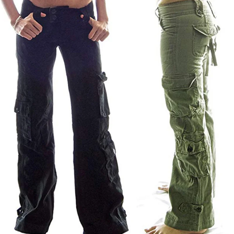 Plus Size Women's Cargo Pants Casual Overalls Solid Sweatpants Joggers Female Multi Pocket Vintage Sweatpant Clothes For Women
Plus Size Women's Cargo Pants Casual Overalls Solid Sweatpants Joggers Female Multi Pocket Vintage Sweatpant Clothes For Women