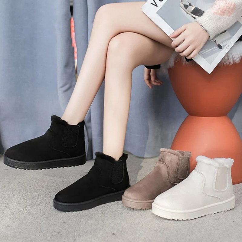 Botas De Nieve De Terciopelo Grueso Para Mujer, Zapatos Cortos De Algodón, Cálidos, A La Moda, Talla Grande, Para Invierno, 2021
Botas De Nieve De Terciopelo Grueso Para Mujer, Zapatos Cortos De Algodón, Cálidos, A La Moda, Talla Grande, Para Invierno, 2021