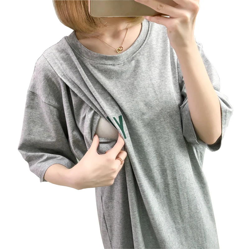 Back Printing Dresses For Pregnant Women Gray Yellow Short Sleeve Postpartum Nursing Dress Maternity Clothes 3910
Back Printing Dresses For Pregnant Women Gray Yellow Short Sleeve Postpartum Nursing Dress Maternity Clothes 3910