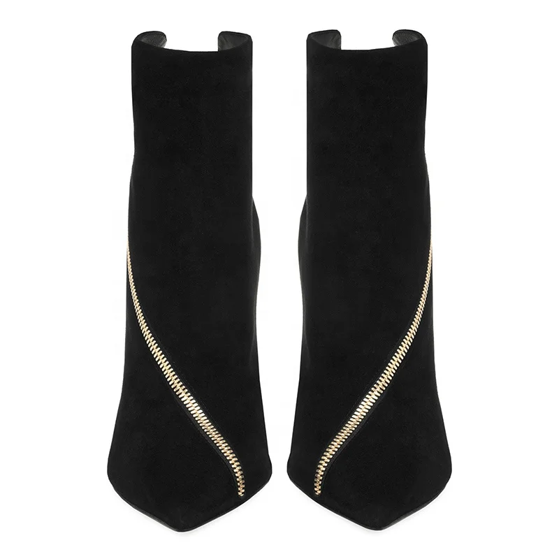 Aiyoway 2020 Autumn Women Ankle Boots Faux Suede Thin Heels Elegant Fashion Pointed Zipper Toe Shoes Big Size 34-46 Black
Aiyoway 2020 Autumn Women Ankle Boots Faux Suede Thin Heels Elegant Fashion Pointed Zipper Toe Shoes Big Size 34-46 Black