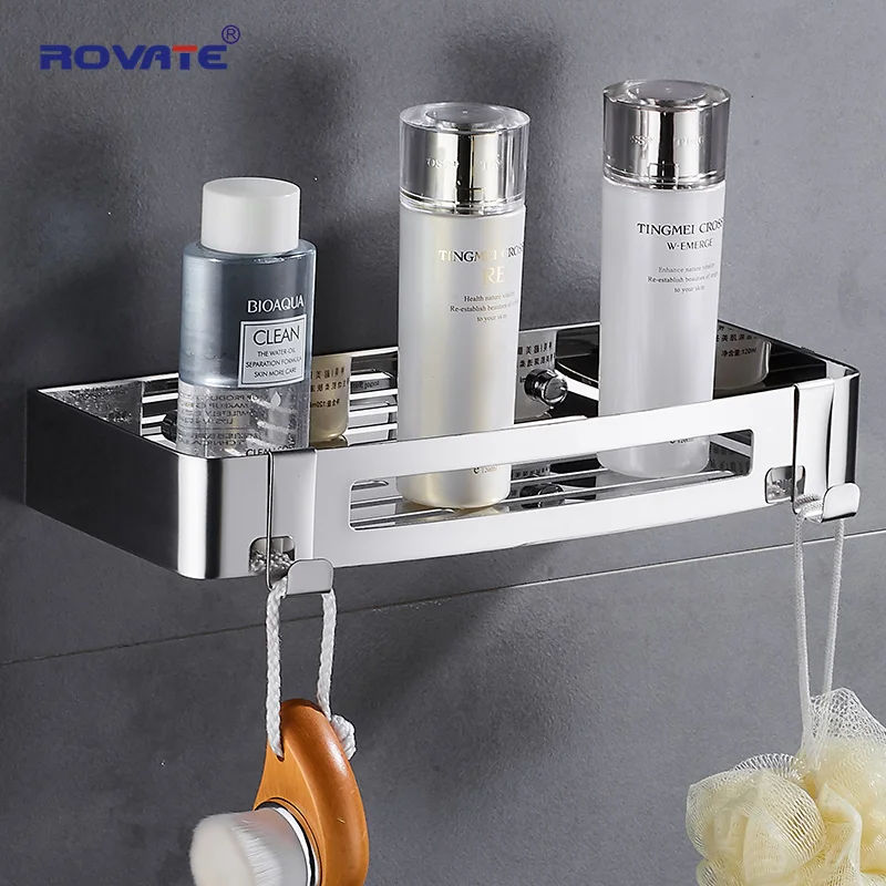 ROVATE 304 Stainless Steel Bathroom Corner Shower Corner Storage Basket, Wall Mounted Rustproof Bathroom Corner Shelf Organizer 
ROVATE 304 Stainless Steel Bathroom Corner Shower Corner Storage Basket, Wall Mounted Rustproof Bathroom Corner Shelf Organizer