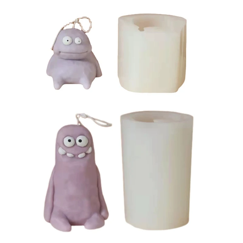517E Cute Monster Silicone Mold for Scented Candle Making Resin Molds Handmade Soap Clay Mould DIY Cake Chocolate Decorating
517E Cute Monster Silicone Mold for Scented Candle Making Resin Molds Handmade Soap Clay Mould DIY Cake Chocolate Decorating