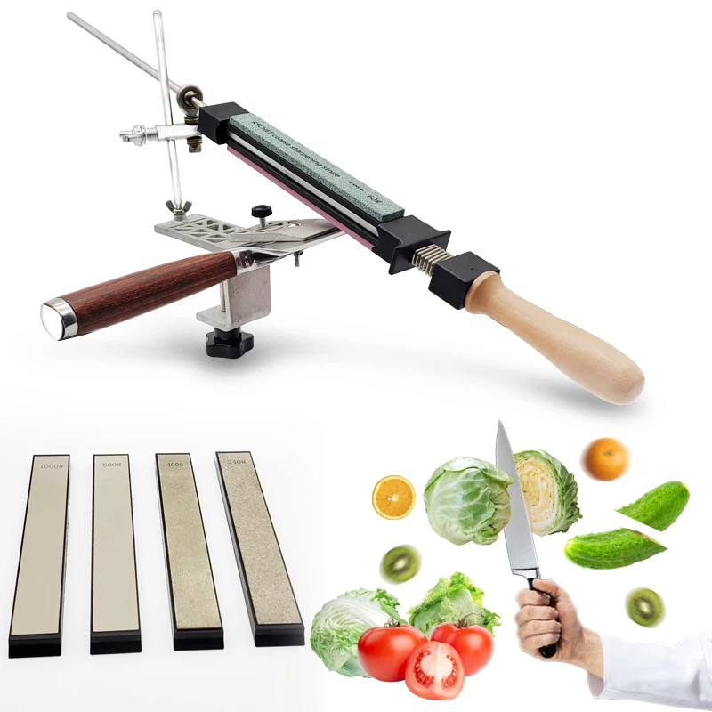 Fixed Knife Sharpener Professional Kitchen Knife Sharpener Tools Fix-angle Sharpening System Whetstone Sharpening Stone
Fixed Knife Sharpener Professional Kitchen Knife Sharpener Tools Fix-angle Sharpening System Whetstone Sharpening Stone