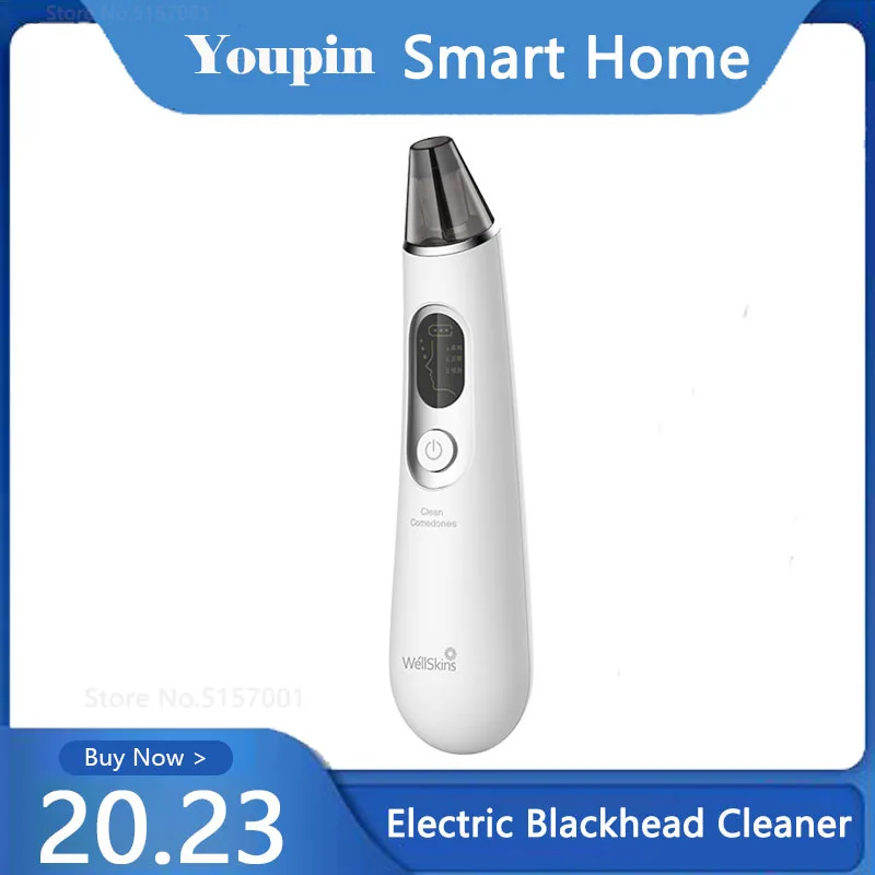 Youpin Wellskins Electric Blackhead Cleaner Blackhead Cosmetology Apparatus Vacuum Suction Remove Acne Deep Cleans Pores Cleaner
Youpin Wellskins Electric Blackhead Cleaner Blackhead Cosmetology Apparatus Vacuum Suction Remove Acne Deep Cleans Pores Cleaner