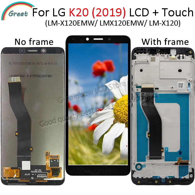 ЖК дисплей 5 45 дюйма для LG K20 2019 кодирующий преобразователь сенсорного экрана в