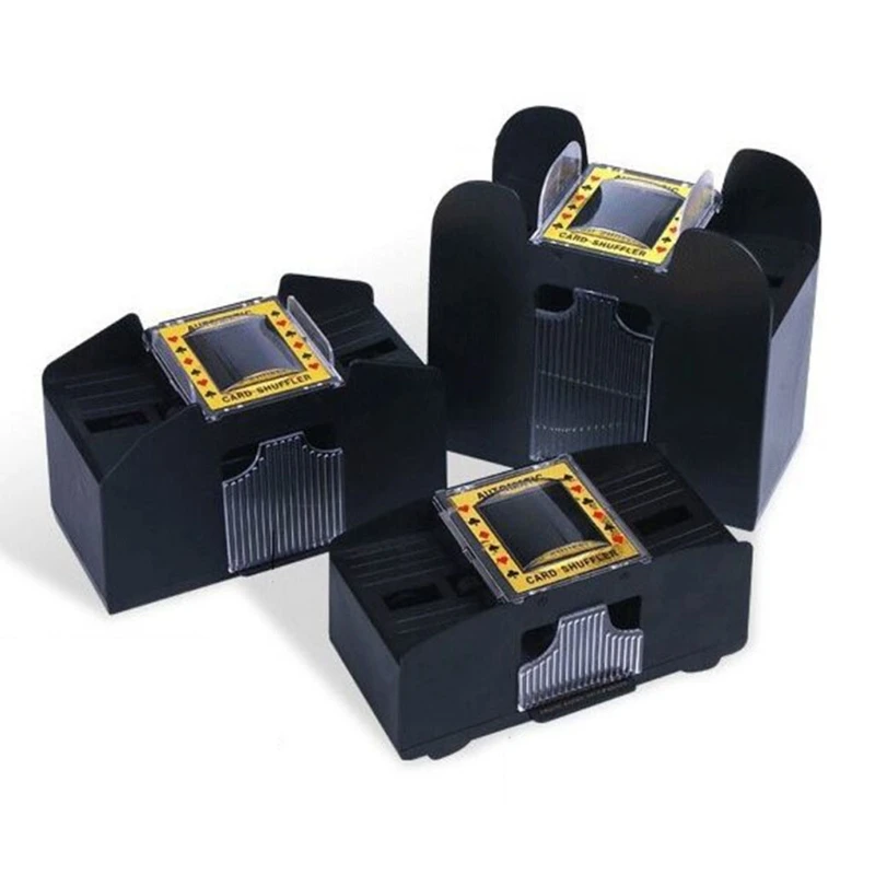 Poker Automatic Shuffling Machine Electronic Card Shuffler Battery Operated Card Game Tool for Poker Blackjack Gaming 
Poker Automatic Shuffling Machine Electronic Card Shuffler Battery Operated Card Game Tool for Poker Blackjack Gaming