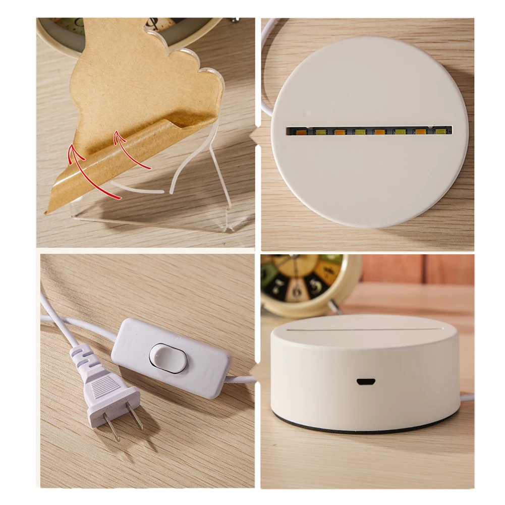 1 PCS 3D Table Lamp LED Night Light Birthday Gift Anniversary Gift White Horse 
1 PCS 3D Table Lamp LED Night Light Birthday Gift Anniversary Gift White Horse